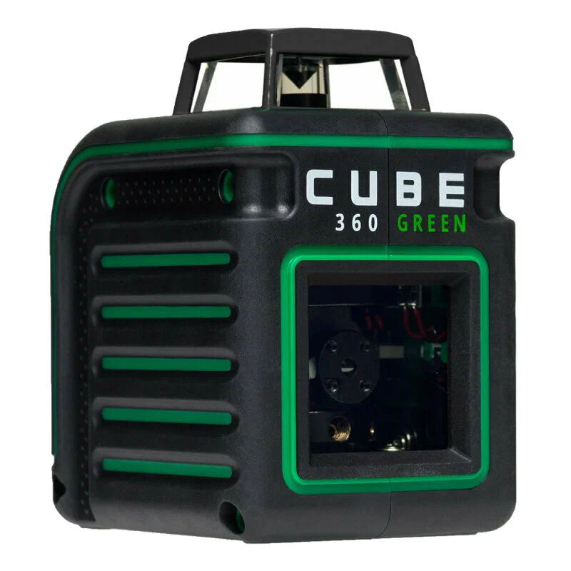 НОВОГОДНИЙ КОМПЛЕКТ Лазерный уровень ADA CUBE 360 GREEN Basic Edition + Дальномер лазерный ADA Cosmo 50